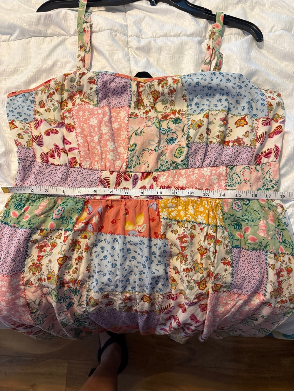 Woman’s 14-16 Bloomchic Patchwork Floral Sundress - Multicolor - Picture 8 of 8